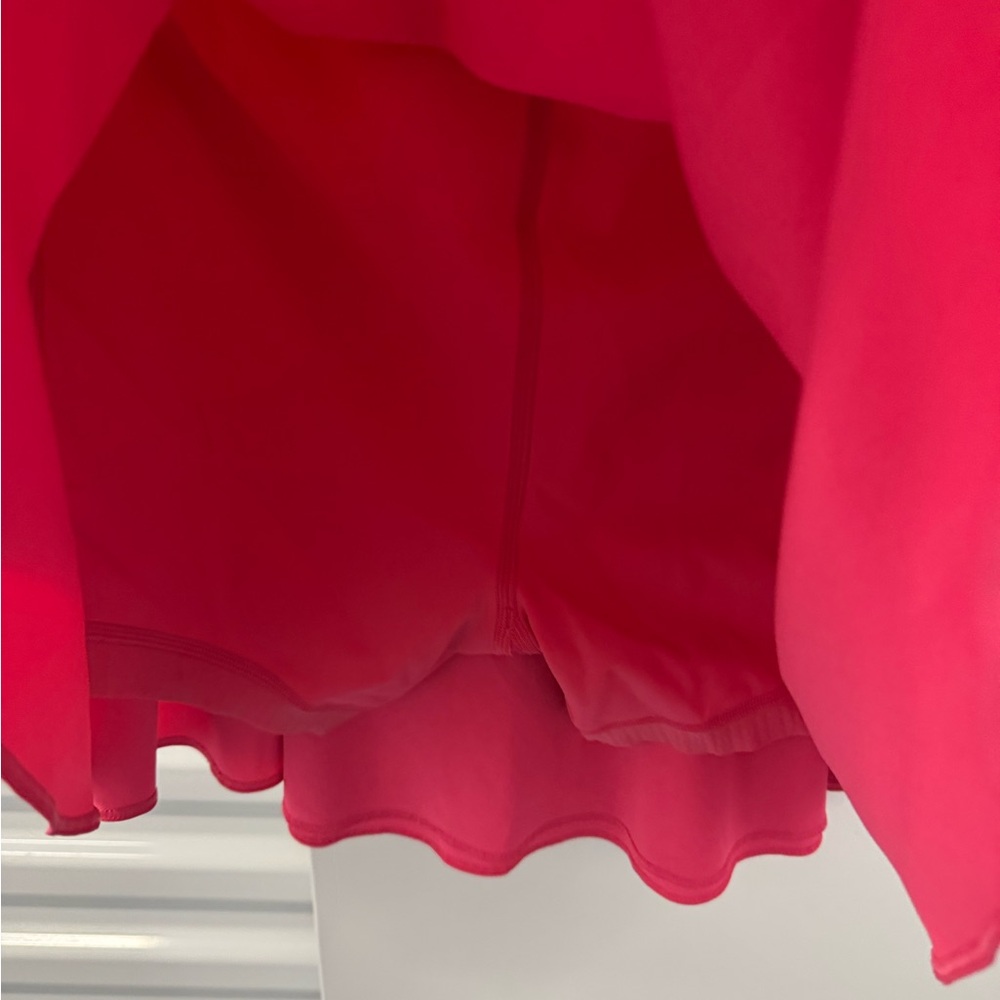 Lululemon fuchsia pink tennis skirt with built in shorts - Picture 6 of 13